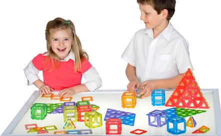 11272 - Translucent Magnetic Polydron