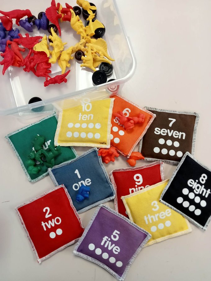 7454 Bean Bag Numbers 110